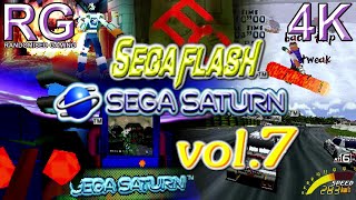 Sega Flash Vol.7 - Sega Saturn - Demo CD showcase all games with Burning Rangers [UHD 4K50]