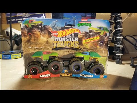 Hot Wheels Monster Trucks 2020 TMNT 2-Pack Review - YouTube