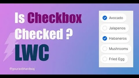 Is Checkbox Checked or Not ? in LWC