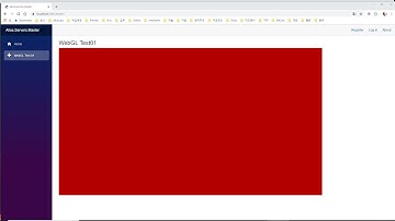 P005300 / Blazor & WebGL / Simple Test / Project Setting