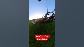Hoe land je zachtjes? Check this video #paramotor #trike #landing #shorts