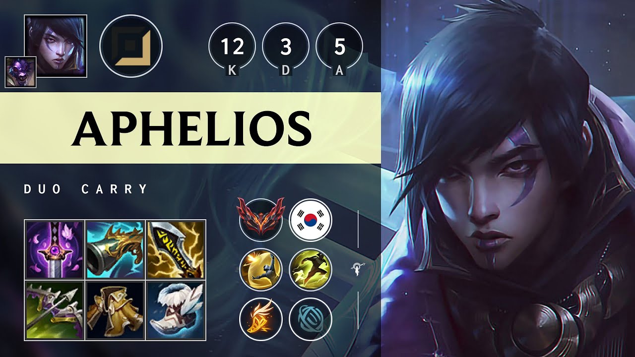 Aphelios ADC vs Sivir - KR Grandmaster Patch 25.15