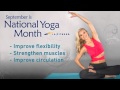 September is national yoga month