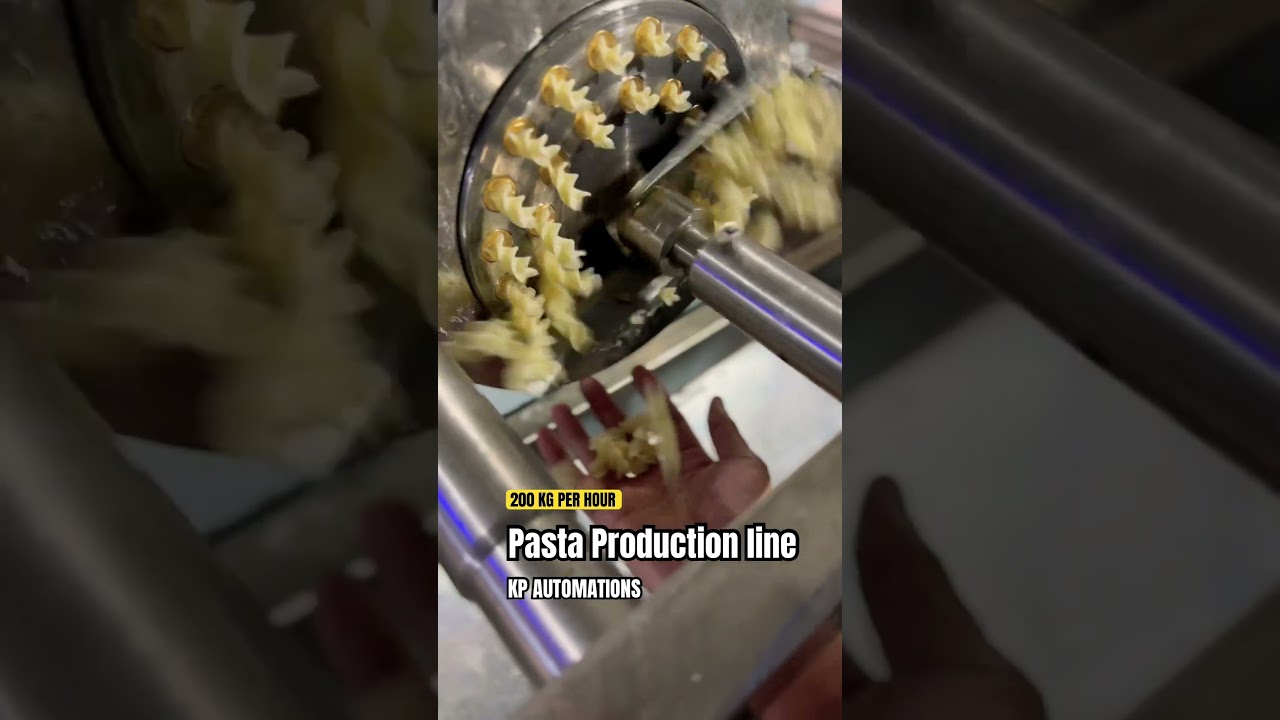 Pasta Production line | Fussli Pasta plant in nagpur | Pasta Machinery | Pasta plant | 200 kg pasta