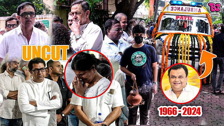 UNEDITED -  Atul Parchure Last Rites | Mahesh Manjrekar | Raj Thackeray | Shreyas Talpade