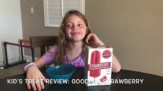 Kid’s Treat Review: Goodpop Strawberry Ice Pops