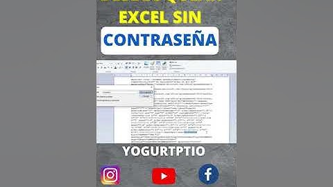 COMO DESBLOQUEAR UNA HOJA DE EXCEL SIN LA CONTRASEÑA 🔑| 2021 | FÁCIL ✅ #Shorts