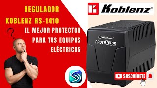 ⚡🔌Regulador Koblenz RS-1410: El mejor protector para tus equipos eléctricos⚡  #koblenzrs1400