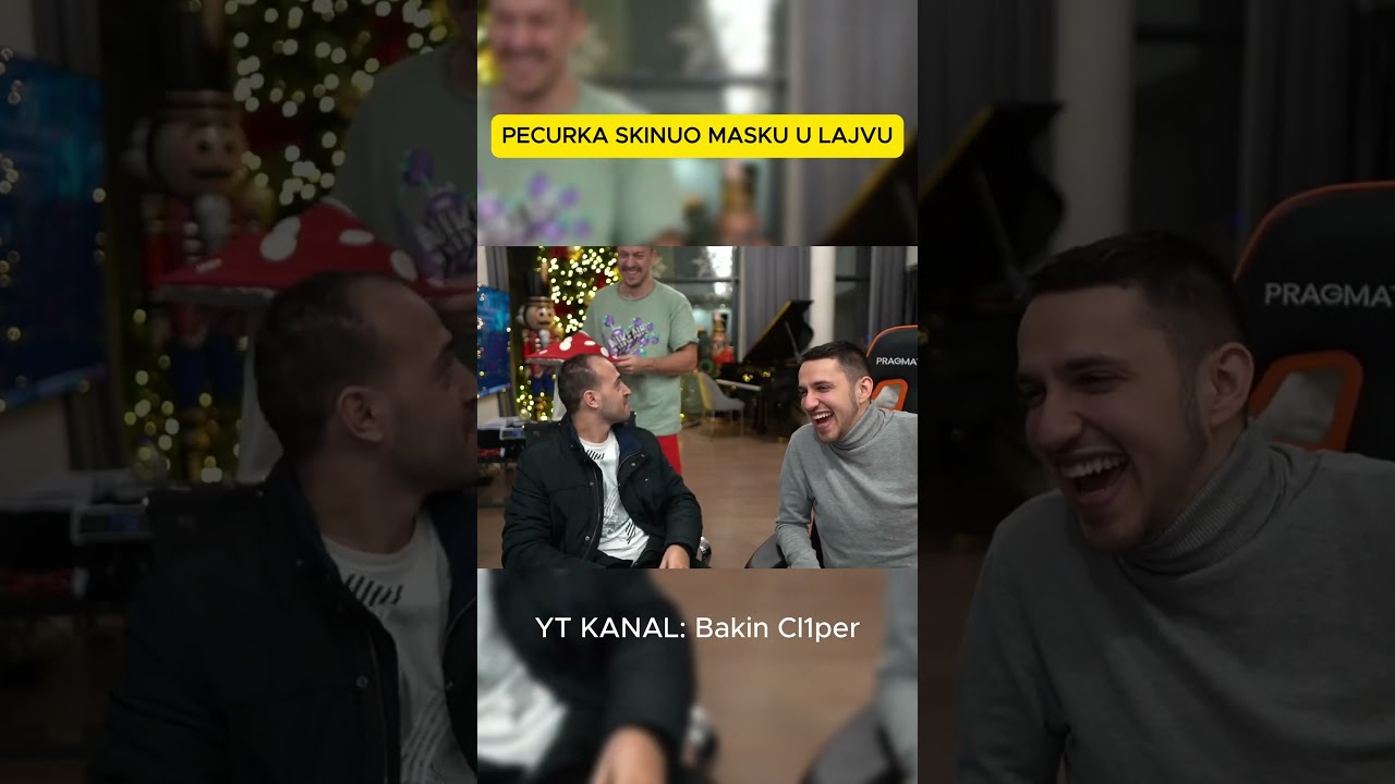 PECURKA SKINUO MASKU U LAJVU 