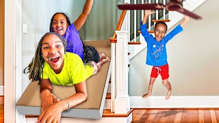 Home Alone Without Parents For 24 Hours security Cameras