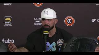 Mike Perry says he is a free agent.