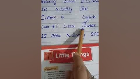 Class 3. English Afaq