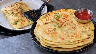 Soft & Flaky Egg Paratha Recipe | Healthy Breakfast | Street Style Anda Paratha | Easy Egg Paratha 😍