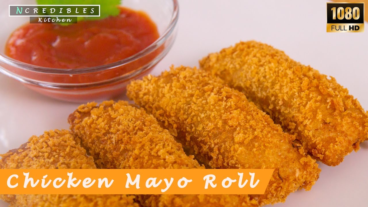 Chicken Mayo Roll in Tamil Crispy Chicken Mayo Roll Bread Chicken