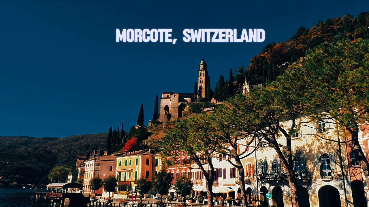 Morcote, Switzerland 4K, 60fps