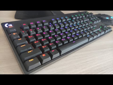 Как работает умная подсветка в играх на механической клавиатуре Logitech G Pro Black