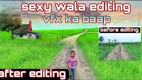 kinemaster VFX video editing tutorial € matte painting editing on mobile 📲