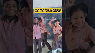 Tic tac Toe in group 🏆 #viralnow #tictactoe