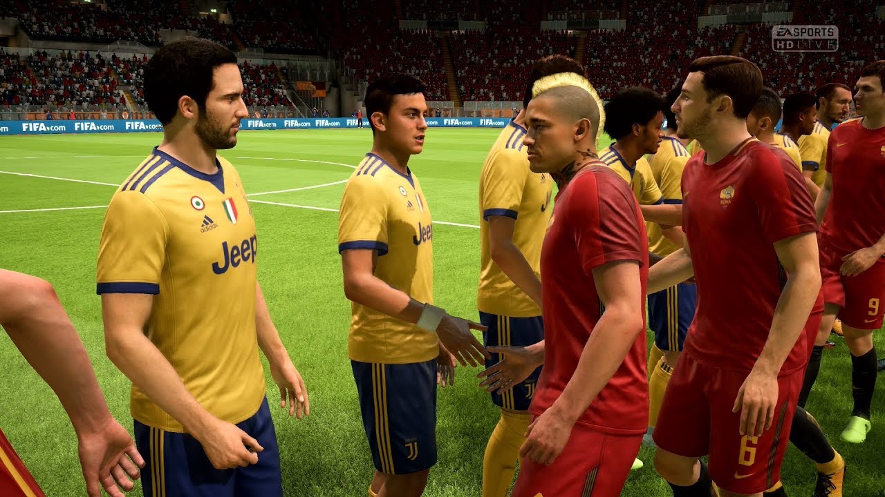 FIFA 18 | Roma vs Juventus - Full Gameplay (PS4/Xbox One)