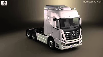 Hyundai XCient P520 Tractor Truck 2018 3D model by 3DModels.org