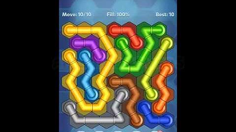 Pipe Lines: Hexa - Rotation Level 41-50 Solution