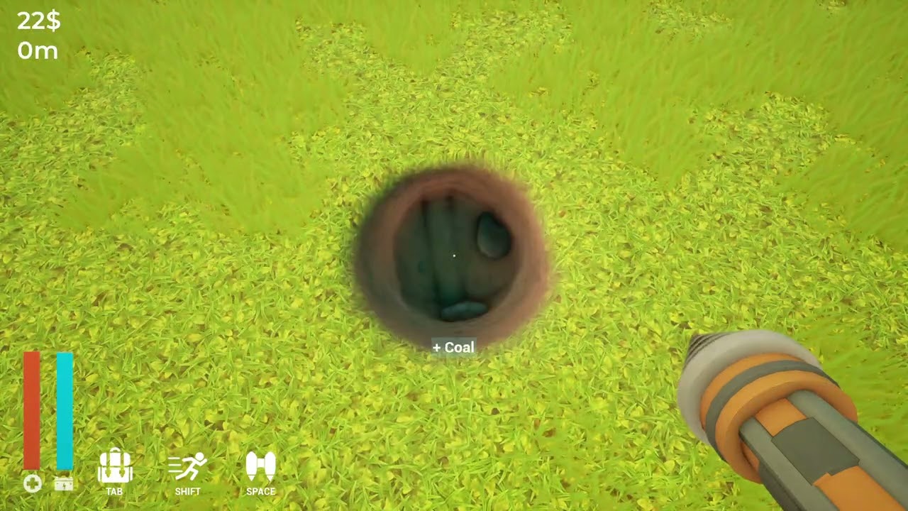 digging a hole in a game about digging a hole speedrun