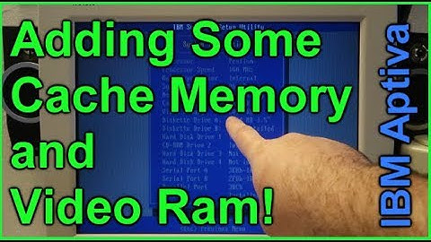 Adding Some Cache Memory and Video Ram! - IBM Aptiva - Part 3