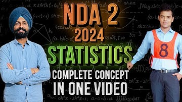 Statistics for NDA one shot || all concepts and practice questions by Sandeep Brar || nda journey