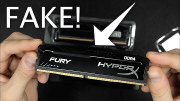 Fake Kingston HyperX Fury Memory from eBay