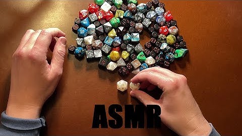 ASMR |  Relaxing Sorting & Organizing DND Dice | Male Soft Spoken Rambles |