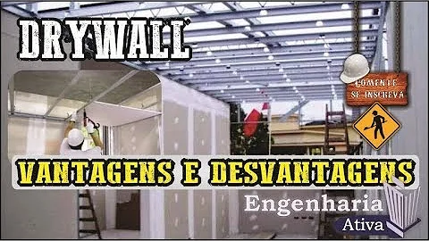 Qual é o material do drywall?