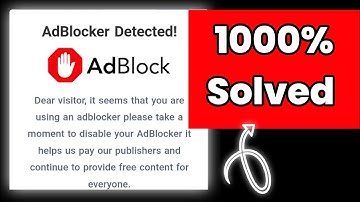 Ads Blocker Detected Problem Chrome Problem Solved