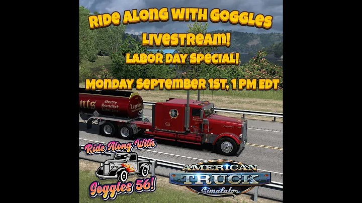 Ride Along with Goggles Livestream! September 1st