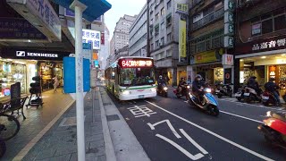 (三重客運)新車上路 640 EAA-160 中華路北站-鴨母港 路程景