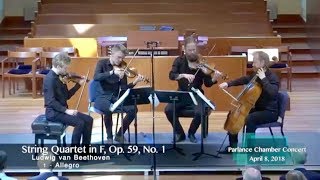 Danish String Quartet: Beethoven’s String Quartet in F, Op. 59, No. 1