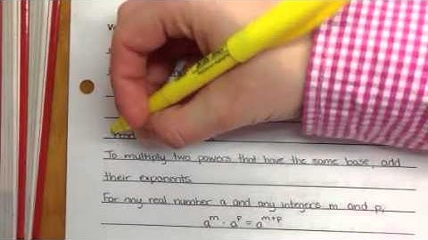 7-1: Multiplication Properties of Exponents (Part 1)