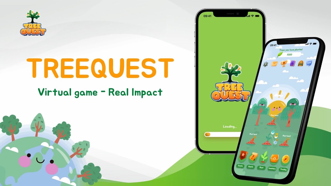 TreeQuest - An Edu Tree planting Game - YouTube