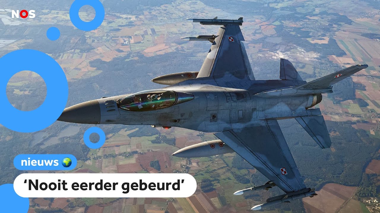 Polen schiet Russische drones uit de lucht