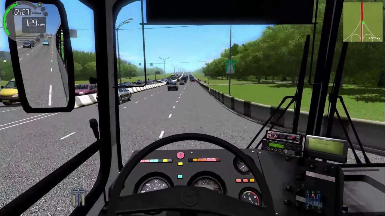 Протюнинговали Лиаз +1400 Л.С В City Car Driving + Играем На Руле.