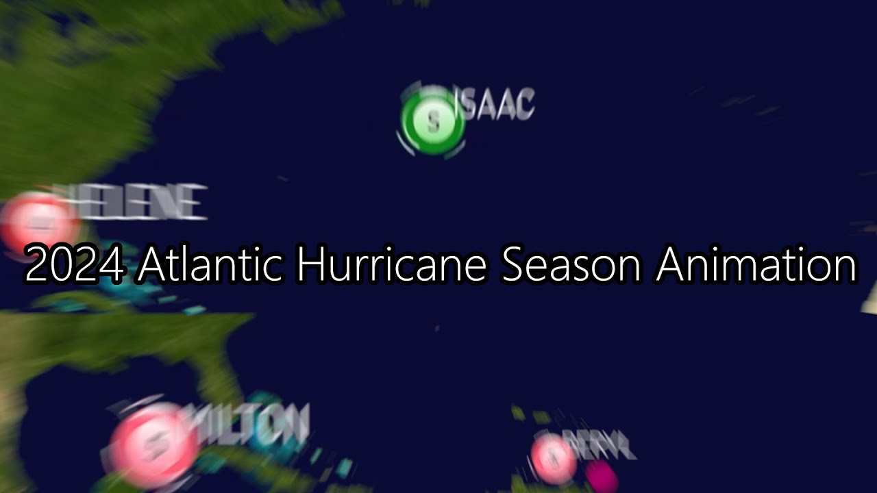 2024 Atlantic Hurricane Season Animation - YouTube