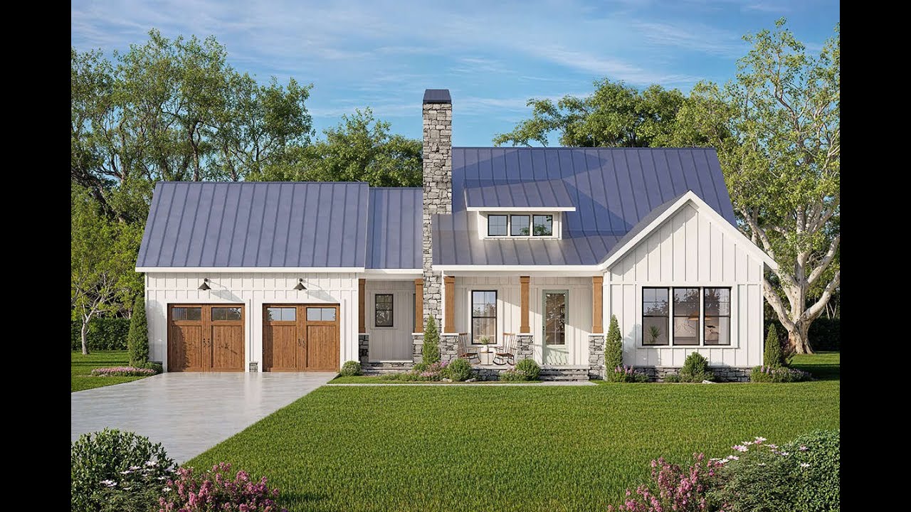2000 Sq Ft of Stunning Modern Farmhouse | 2-Story House [Plan 009-00429]