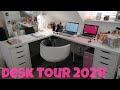 2021 Desk Tour!! Office Space, Planner Space & My Happy Place!