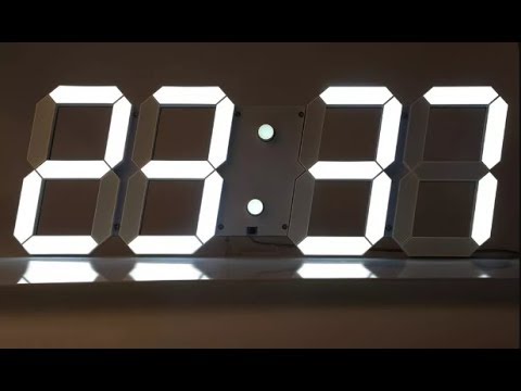 Unboxing y montaje del Reloj digital LED de pared. 