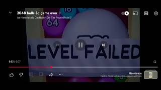 2048 balls 3d game over