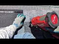 How to install roofing shingles to wood deck with battery tools only Part 8