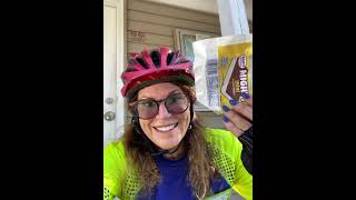 Ice cream biker at mile 80 on the way to 100 miles in Virginia. #shorts