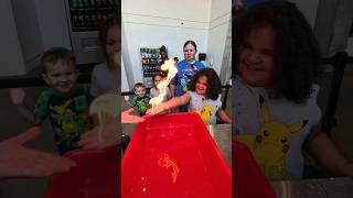 Fire bubbles are MESMERIZING! #stem #shorts