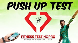 Push Up Fitness Test | Fakhar Zaman | Fitness Testing Pro screenshot 2