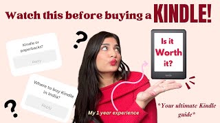 IS KINDLE WORTH IT?📚Watch this before buying it! My honest 1 year experience *2024 edition*