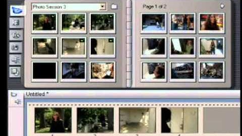 Pinnacle Studio 8 SELECTINGSCENES